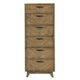 Clovelly designer solid Acacia chest of drawers tallboy
